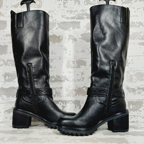 New Zodiac Georgia Women Faux Leather Riding Knee-High Boots K786 - Picture 5 of 11